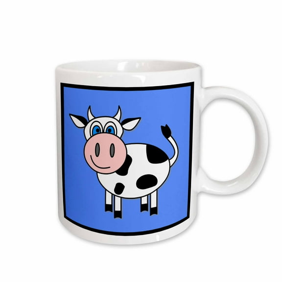 3drose, Happy Cow Boy, 15oz Mug
