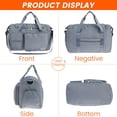 thumbnail image 3 of Sac de Voyage Weekender pour Femmes, Sac de Sport Pliable Sec et Humide, Sac de Sport Portable Pliable, Sac de Voyage Imperméable pour Usage Quotidien, 3 of 7