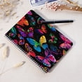 thumbnail image 4 of Spiral Notebook,College Ruled Journal,8.26" x 5.71" 50 Sheets/100 Pages,2 Pack - Colorful Butterflies Each With Unique Design And Color Palette, 4 of 7