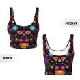 thumbnail image 5 of Lsque Colorful Floral2 Printed Women'S Sports Bra, Compression, Moisture Wicking, High-Impact Sports Bra For Women,Supportive sports bra-X-Large, 5 of 9