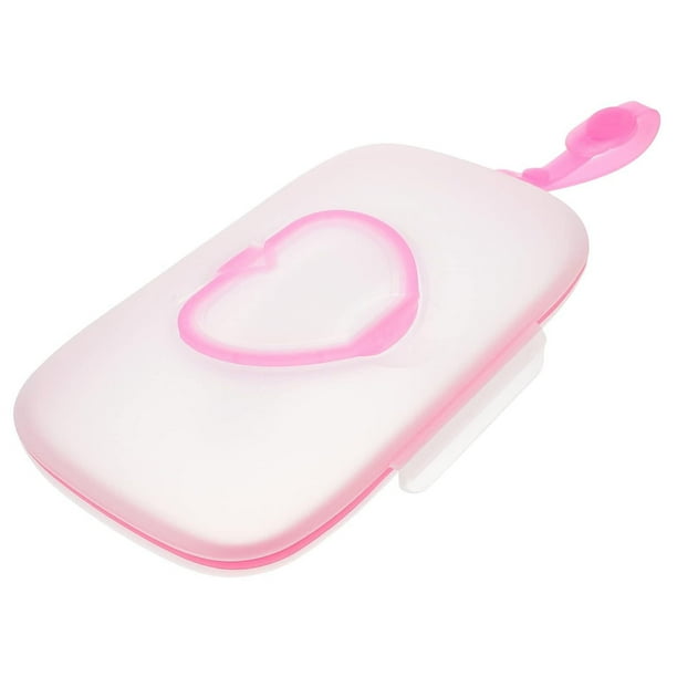 Contenedor de toallitas húmedas para bebé, dispensador portátil de toallitas húmedas para bebé, rellenable para soporte de toallitas húmedas, caja de almacenamiento de toallitas húmedas