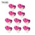 thumbnail image 6 of Jiaroswwei 10 Pcs 3D Rose Flower Nail Art Stickers Tips Studs Rhinestone Nail Decor Jewelry, 6 of 8