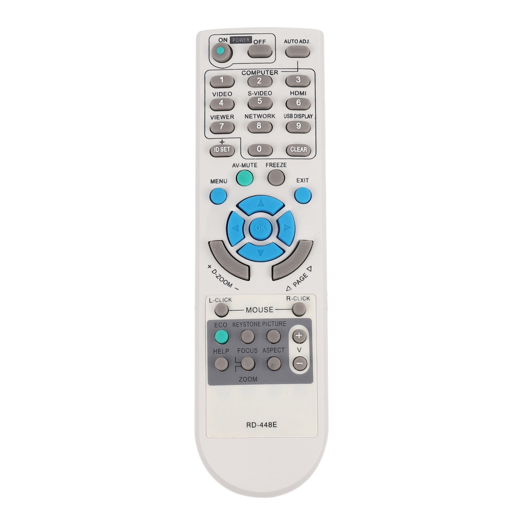 EASY Replacement Remote Control for NEC NP610S NP510G VT675 Projector 