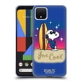 thumbnail image 1 of Head Case Designs Officially Licensed Peanuts Snoopy Boardwalk Airbrush Joe Cool Surf Soft Gel Case Compatible with Google Pixel 4, 1 of 7
