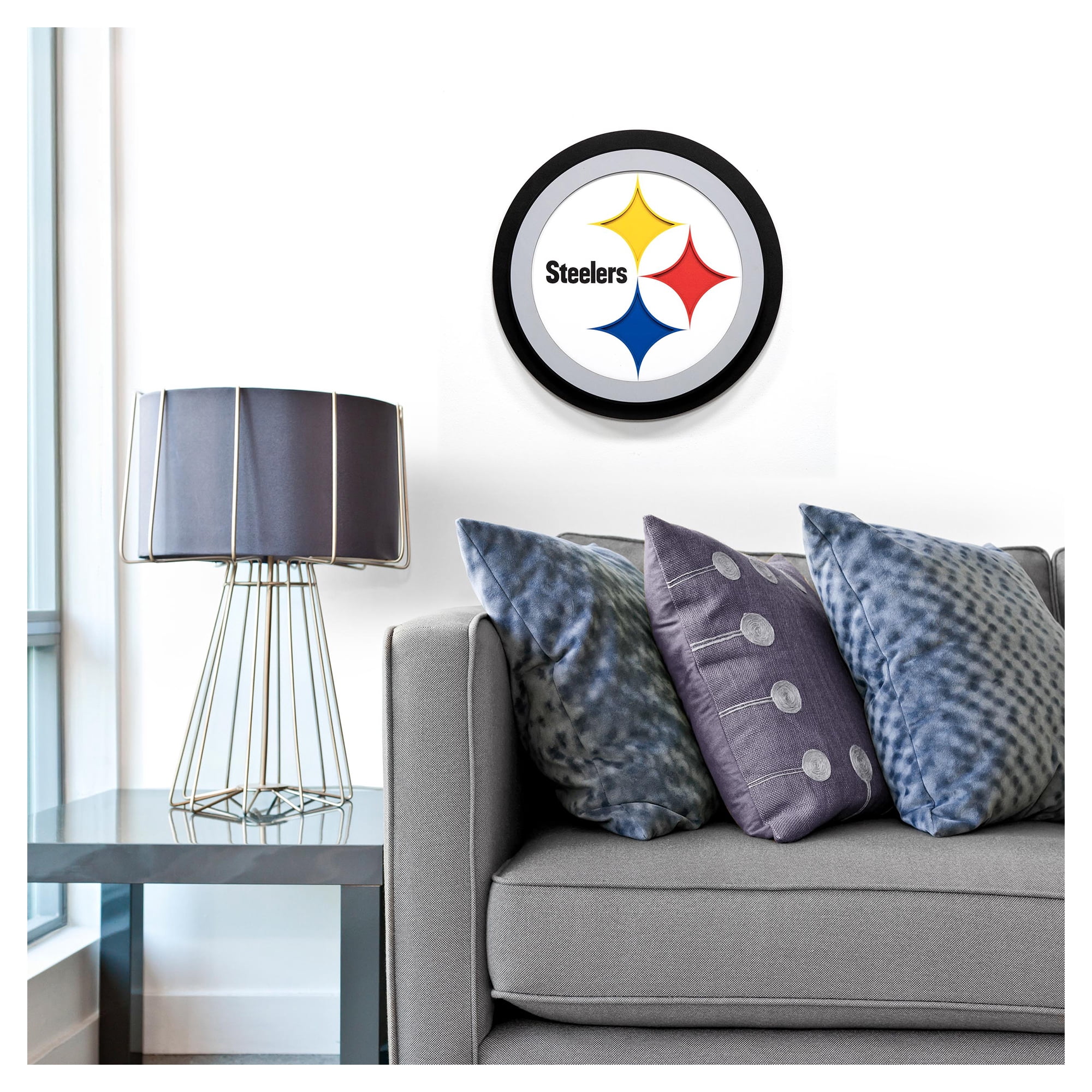 IDNA Pittsburgh Steelers 14" 3DX Logo Die Cut Wall Art