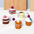 thumbnail image 3 of Wooden Simulation Macaron Coffee Tea Set Afternoon Tea Kitchenware Birthday Double Cake Food Model Kitchen Pretend Food Toy Girl, 3 of 6