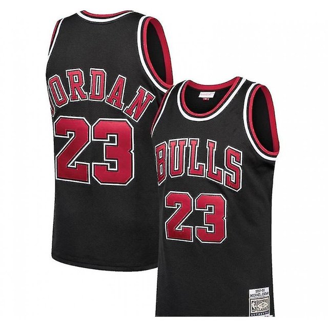 Camiseta de baloncesto de los Chicago Bulls para hombre, negra, M brillar Electrónica