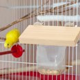 thumbnail image 2 of 2Pcs Rectangular Parrot Platforms Wooden Bird Platforms Interesting Bird Stands Parakeet Platform, 2 of 8