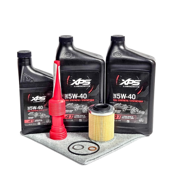 Kit de cambio de aceite Can-Am 9779488 sintético completo 5W-40