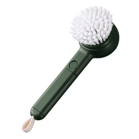 

Long Handle Food Cleaning Brush Multifunctional Kitchen Gadgets with Peeler Veggie Wash Brush 2-in-1