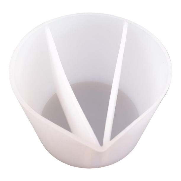 Vaso Partidor Vertedor de Color Resina Epoxi Accesorios de Dibujo Vaso de Distribución de Silicona Vaso Vertedor de Color para Bandas de de árb 3 canales Sunnimix Tazas para mezclar