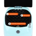 thumbnail image 4 of Caja Retro De De Motocicleta, Se Adapta A La Mayoría De Los Scooters De Motocicletas, Una Caja Superior De 38 Litros Con Bloqueo Y Llave, Ajuste Universal Para Bicicleta, 4 of 7