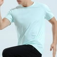 thumbnail image 5 of XuJwPNcy Short Sleeve Shirts for Men Big and Talls Quick Dry Breathable T-Shirts Basic Solid Workout Athletic Tees, 5 of 5