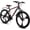 Black, variant on HILAND 26" MTB Mountain Bike for Men Women Adults, 18-Speed, Disc Brake, Lightweight Aluminum Frame, 3/6 Spoke Wheel