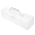 thumbnail image 3 of Caja de almacenamiento de plástico con tapa y asa, organizador multiusos para suministros para manualidades, Kit de costura, caja organizadora de herramientas portátil, 3 of 8