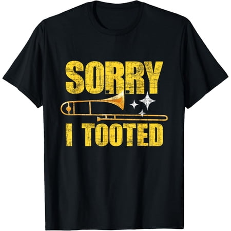 Premium Daily Comfort - Sorry I Tooted - Trombone Trombonist Music Brass Wind Player T-Shirt