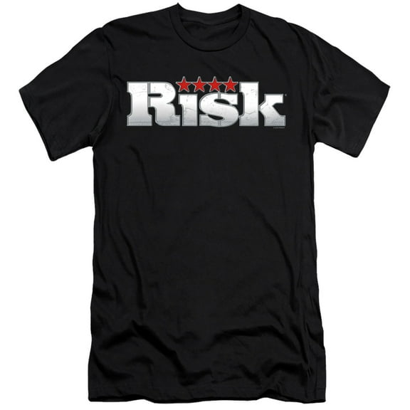 Risk Logo HBO S/S Adult 30/1 T-Shirt Black