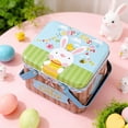 thumbnail image 2 of Easter Jar Cookie Jar Elegant Metal Tinplate Empty Jars Cookie Box Storage Containers Easter Gift Box Decor With Lids And Handle For Easter Decoration Holiday Part, 2 of 4