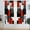 1, variant on Red and Black Window Curtain Grey Gray White Multicolor Geometric Silver Dark Abstract Square Art Living Room Bedroom Window Drapes Treatment Fabric