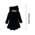 thumbnail image 3 of Winter Touch Gloves for Men and Women, Thickened Knitted Thermal Gloves with Fleece Lining, Windproof Warm Cycling Driving Hiking Gloves, Unisex Cold Weather Touchscreen Gloves, 3 of 7