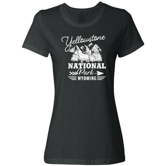 Inktastic Wyoming Yellowstone National Park Women's T-Shirt