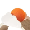 thumbnail image 6 of Cat Scratching Board Cat Scratcher Cardboard Cat Scratch Ball Nonslip Protect Furniture Ornament Kitty Scratching Board Cat Scratch Pad Bowl Clouds, 6 of 7