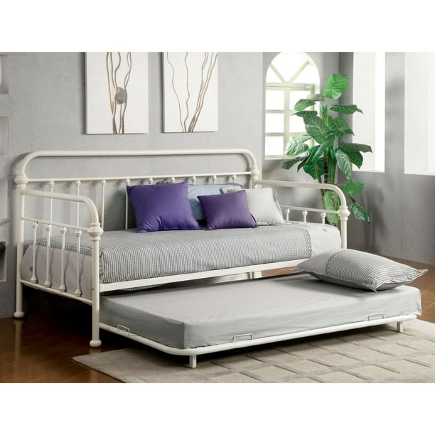 Furniture Of America Beaumont Contemporary Metal Daybed Walmart Com Walmart Com