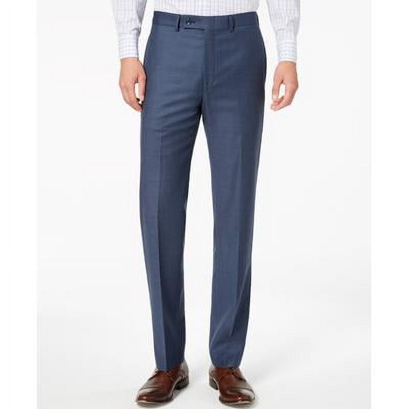 Calvin Klein Mens Slim fit Dress Pants 30 / 30 Black Blue Plaid Stretch -  Walmart.com