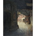 thumbnail image 2 of Victor Marec 15x18 Gold Ornate Wood Frame and Double Matted Museum Art Print Titled - The Porch of the Auberge Du Cheval-Blanc, Rue Mazet (1898), 2 of 4