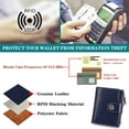 thumbnail image 4 of FALAN MULE Small Wallet for Women Leather Bifold Compact Small Womens Wallet with RFID Blocking, 4 of 7