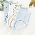 thumbnail image 5 of Fnooota Underwear Women, 100% Cotton Briefs Floral High Waist shaping Panties Light Breathable Comfort Stretchy Light Blue ,L, 5 of 6