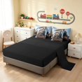 thumbnail image 5 of Erosebridal Train Twin Bedding, Steam Engine Bedding Comforter Set, Vintage Steam, Black Reversible 7pcs, 5 of 6