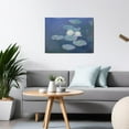 thumbnail image 2 of Claude Monet Canvas Wall Art - Water Lilies, Evening Effect Classic Artwork Picture Print with Framed Famous Oil Painting Hang for Home Office Bedroom Living Room Wall Decor-16" X12", 2 of 7