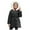 Black, variant on Kogui Winter Jacket for Boys Puffer Jacket for Girls Packable Down-Alternative Warm Coat Shiny Outerwear for Kids Size 9-10 (Black,9-10 Years)