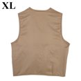 thumbnail image 4 of Men Outdoor Fishing Vest Hunting Jacket Comfort Sportswear Multi Pockets (Khaki XL), 4 of 8