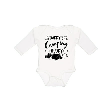 

Inktastic Daddys Camping Buddy Gift Baby Boy or Baby Girl Long Sleeve Bodysuit