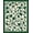 Green, variant on ODIKA 4' x 6' Machine Washable Non-Slip Area Rug, Middle Eastern Medallion High Traffic Rug, Beige, 182272