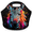 Multicolour 3, variant on Herdesigns Funny Neoprene Lunch Bag, Cow Insulated Lunch Box for Women Men Washable Lunch Tote Soft Lunch Container With Zipper for Work Picnic Travel