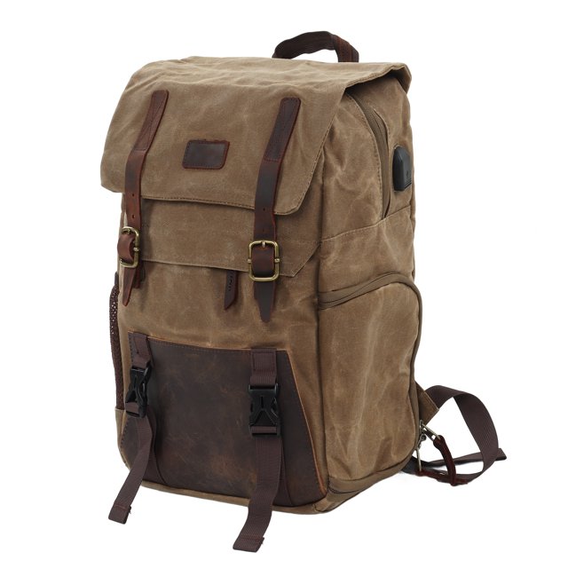 Mochila para cámara Jadeshay con absorción de impactos color caqui