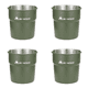 thumbnail image 1 of Tazas Vino Y 300 Ml Ligera para Senderismo Picnic Barbacoa () Verde, 1 of 8