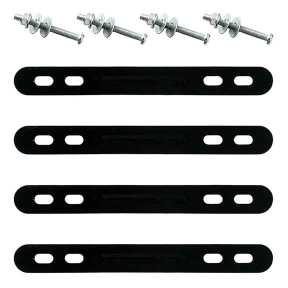 4Pcs Universals Bike Rear Rack Basket Mounting Holder Heavy Type Metal Frame For Cycling Commuting And Outdoor