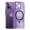 Purple, variant on Magnetic Case for iPhone 14 Pro Max, Nano-Grade Frosted Translucent Hard PC Non-Yellowing Cover Compatible with MagSafe Wireless Charging Metal Lens Protection Anti-Fingerprints Phone Case, Black