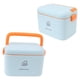 thumbnail image 1 of Caja De Medicamentos, 2 Capas De Gran Capacidad, Caja De Almacenamiento De Medicamentos, Organizador Portátil De Medicina De Emergencia Familiar Con Bandeja Extraíble Para El, 1 of 7