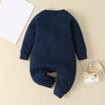 thumbnail image 5 of KVPLBQFD Baby Christmas Outfit Girl Cute Clothes for Girls 9-10 Infant Clothes 9-12 Months Girl 9 Month Baby Girl Clothes Toddler Girl Winter Outfits, Blue 0-3 Months, 5 of 5