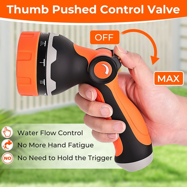 OHHANI Hose Nozzle with 10 Spray Patterns photo 3
