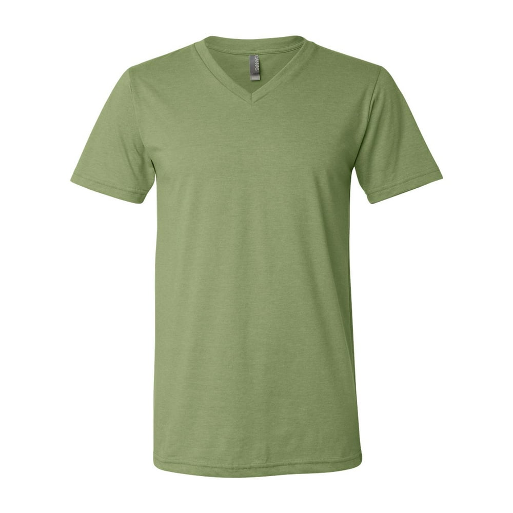 heather green bella canvas