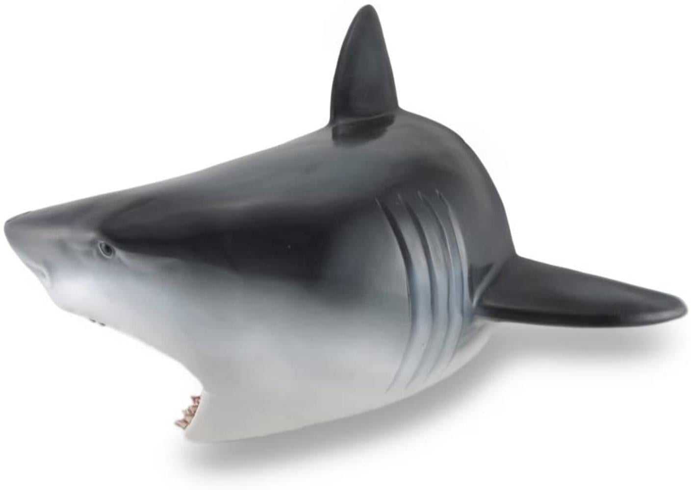 Zeckos Great White Shark Head Wall Mount Trophy Sculpture Zeckos Great White Shark Head Wall Mount Trophy Sculpture