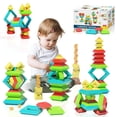 thumbnail image 1 of Juguete apilable Ggiibro Montessori de 40 piezas para 3 a 6 años con bolsa, 1 of 7