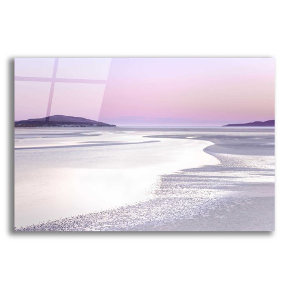 Epic Art 'Silver Silence' by Lynne Douglas, Acrylic Glass Wall Art, 24"x16"