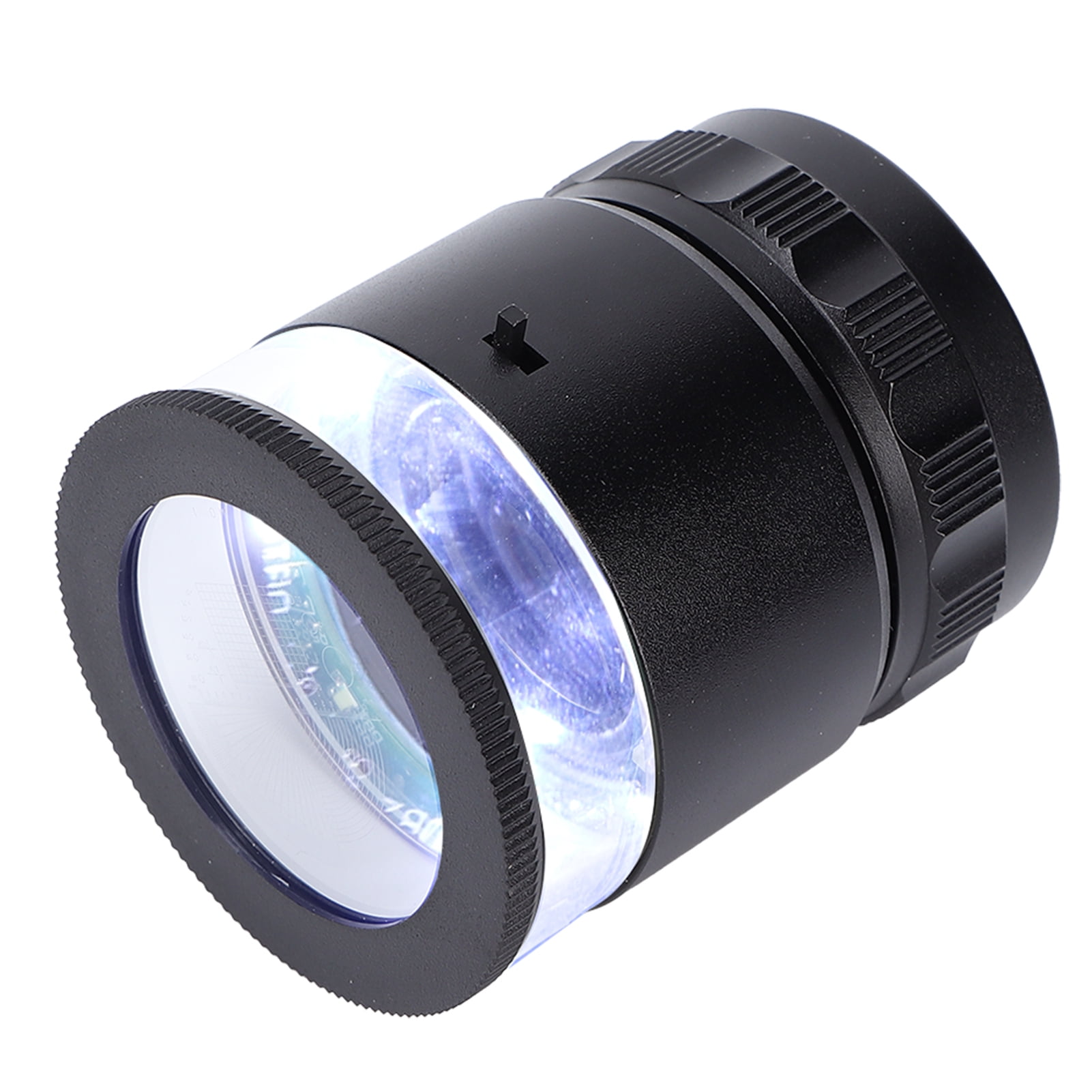 Measuring Magnifier, Optical Magnifying Glass 6 LED Auxiliary Lighting